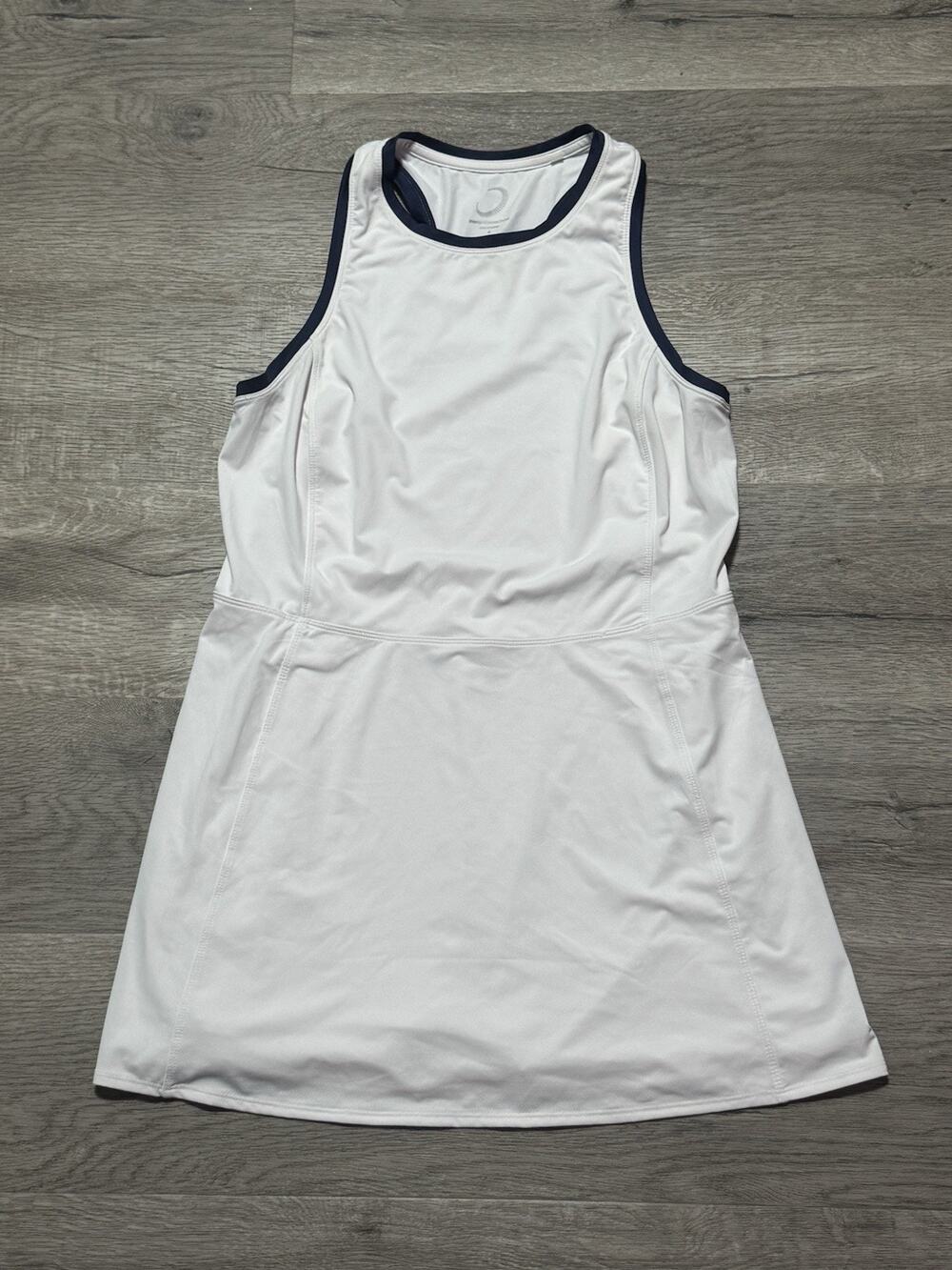 Zero Restriction Women’s Ace Dress Lined White Medium Tennis Golf EUC No Shorts